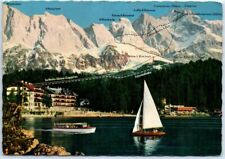 Eibsee to Zugspitze with routes of the two Bavarian Zugspitze Railways - Germany picture