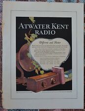 Atwater Kent Radio Ad. Gorgeous. 1927. From The Sportsman. #1. picture