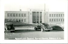 RPPC Mohall North Dakota ND Renville County Courthouse UNP Postcard P11 picture