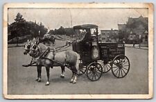 Bromo Seltzer Horse Wagon RPPC* Advertising Postcard - c1911 picture