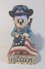 Jim Shore (2005) Minnie Mouse Betsy Ross Stitching Freedom's Promise; #4004150 picture