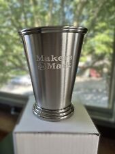 Maker's Mark Mint Julep Cup- Stainless Steel - NEW, UNUSED, Silver - 6PACK picture