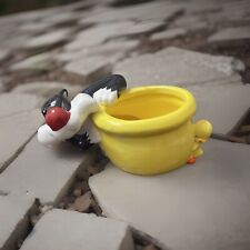 Warner Brothers Looney Tunes Sylvester and Tweety Bird Ceramic Candy Bowl picture