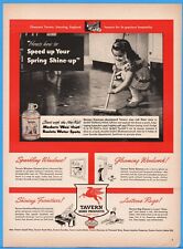 1944 Socony Vacuum Tavern Floor Wax Chequers Tavern Steyning England photo ad picture