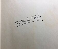 ARTHUR C. CLARKE AUTOGRAPHED HAND SIGNED 1967 EDIT. THE COMING OF THE SPACE AGE picture