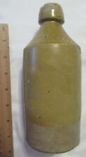 Adrian Feyh New York City NY Pint Salt Glazed Stoneware Beer Bottle 1870 - 1888 picture