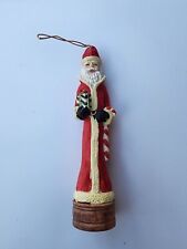 Vintage Tall Slender Father Christmas Santa Claus Figure picture