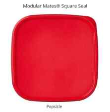 Tupperware Modular Mates Replacement Square Seal Lid Red BRAND NEW picture