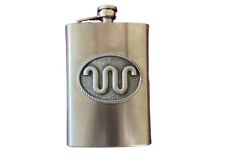 Rare King Ranch Stainless Steel 8 oz. Flask Engraved picture