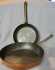Vintage Copral Copper Cookware Sauté Pan Set Made In Portugal 70s 10