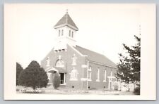 Postcard TX RPPC Mexia Limestone County View St Mary's Catholic Church Chapel J2 picture