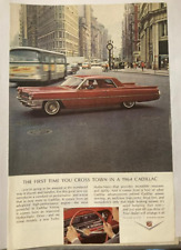 1964 Cadillac Red - Vintage Print Classic Car Advertisement picture