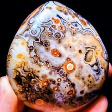 TOP 146G Natural Polished Silk Banded Agate Lace Agate Crystal Madagascar  L1570 picture