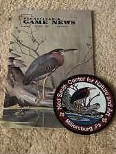 WILDLIFE ARTIST “NED SMITH” PATCH WITH MATCHING PA GAME COMMISSION MAGAZINE picture