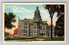 Warren OH-Ohio, Trumbull County Court House, Antique Vintage Souvenir Postcard picture