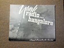  Original WWII 1945 USAAF  Radio Bangalore Pamphlet India Burma Theater CBI picture
