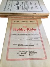 💥Antique 1920-1922 The Hobby-Rider Philatelic Gossip Book Ads~Stamps,Coins RARE picture