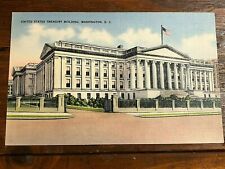 US TREASURY Building Washington DC - vintage postcard picture