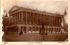 vintage real photo postcard - TOWN HALL. BIRMINGHAM. unposted see description picture