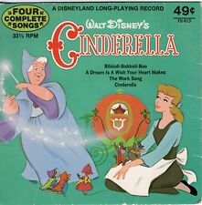 1972 Walt Disney's Cinderella Disneyland 4 Complete Songs 33 RPM 7 Inch FS-913 picture