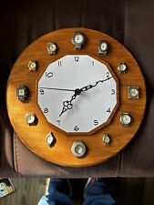 Homemade Wall Clock Made with womens wrist watches Works and Keeps time picture
