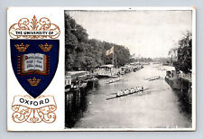 Oxford University Coat of Arms Heraldic Series Heraldry Postcard picture