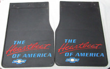 VINTAGE CHEVROLET THE HEARTBEAT OF AMERICA MUD FLAPS SPLASH GUARDS 10