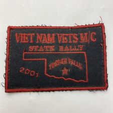 Vietnam Vets M/C State Rally Turner Falls Oklahoma 2001 Used Previously Stitched picture