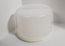 Vintage Tupperware White/Clear Pie Cake Keeper, Carrier 684, 683, 624 picture