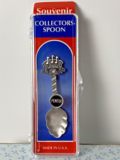 Vintage Collectible Pewter Spoon w Case~Fort Payne~Alabama~AL~Souvenir~Music picture