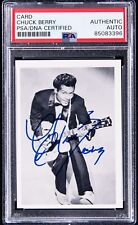 CHUCK BERRY  Signed Trading Card Auto - PSA - Music Nostalgia Rock Greats #13 picture