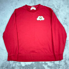 Disney Parks Sweater 2XL Red Mickey Hands Heart Rainbow Long Sleeve picture