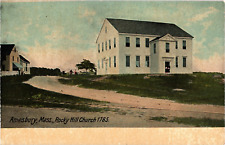 Rocky Hill Church Amesbury MA Divided Unused Postcard 1907 picture