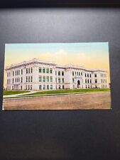 Everett Washington WA Postcard Historic Highschool Green windows picture