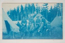 5th Regiment Infantry Cyanotype Photos Early 1900s Pine Camp Fort Drum Photo picture