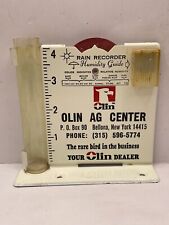 Vintage Olin Ag Center Bellona NY Rain Recorder Gage R2E1 picture