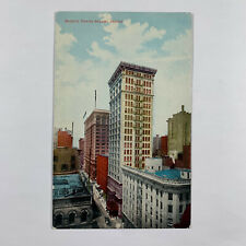 Postcard Illinois Chicago IL Majestic Theatre Building  1910s Unposted Divided picture