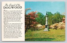 New Jersey Monument At Dogwood Blossom Time Valley Forge PA Postcard 2992 picture
