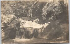 RPPC-View of the mountains out west-Waterfall in Colorado? picture