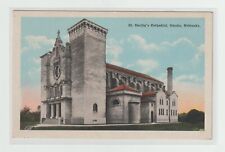 Omaha NE Nebraska St Cecilia's Cathedral Vintage Postcard picture