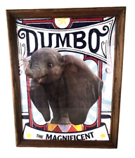 DUMBO THE MAGNIFICENT FLYING ELEPHANT Poster in Oak Wood Frame with Glass picture