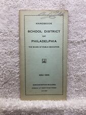 1954-1955 Teachers Handbook School District of Philadelphia PA Vtg picture