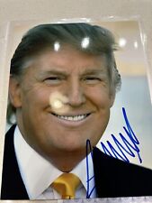Real President Donald Trump original Autographed 8x10” Photo picture