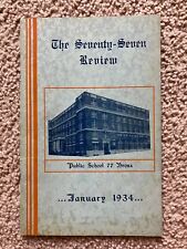 Vtg 1934 Jan. Review Public School 77 Bronx NY NYC Semi Annual Yearbook Ward Ave picture