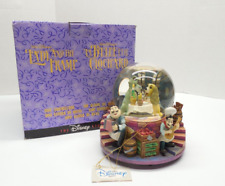 Walt Disney Lady and The Tramp Bella Notte Light Up Snow Globe Vintage picture