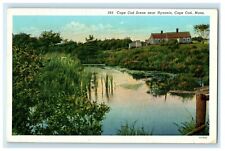 c1939 Cape Cod Scene Near Hyannis, Cape Cod Massachusetts MA Vintage Postcard picture