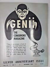 Silver Anniversary Issue Genii The Conjurors' Magazine Vol.25#1 Sept. 1960 picture