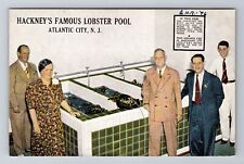 Atlantic City NJ-New Jersey, Hackney's Restaurant, Advertising, Vintage Postcard picture
