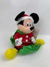 Disney Mickey Mouse Wobblin Toboggan Animated Plush 2012 Gemmy Motion, Music NWT picture