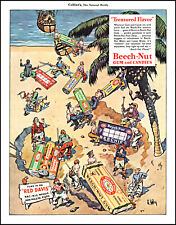 1935 Beech-Nut Gum Candies Pirates Treasure Island vintage art print ad XL16 picture